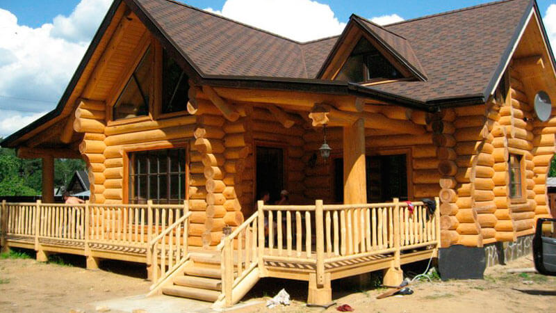 фото одноэтажного деревянного дома