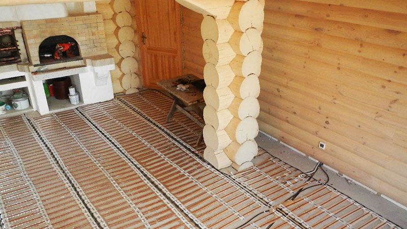 Как сконструирован стандартный деревянный пол для бани